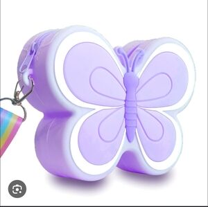 Purple Butterfly Jelly Pop It Crossbody